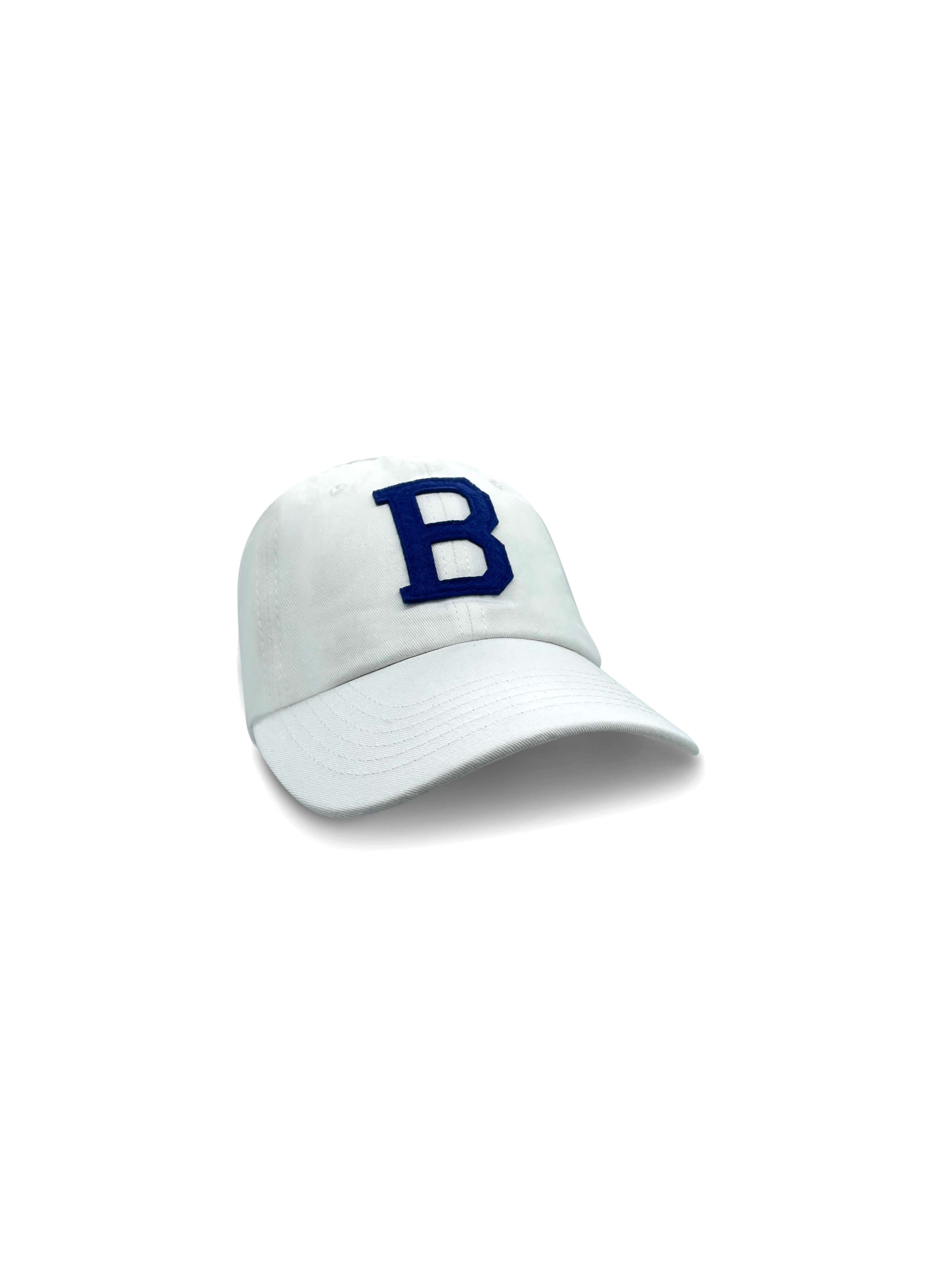 College Letter Cap White