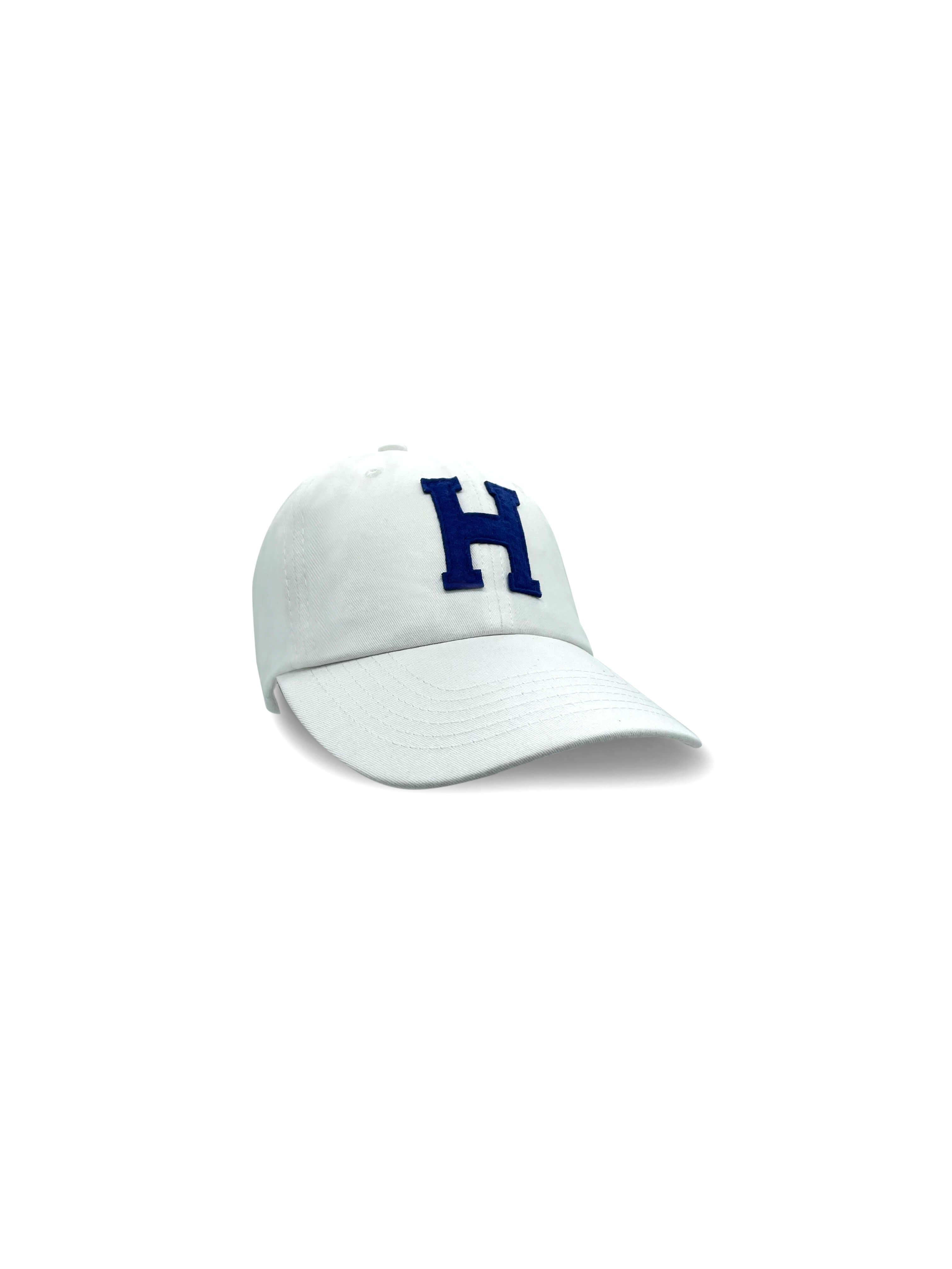 College Letter Cap White
