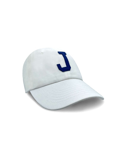 College Letter Cap White