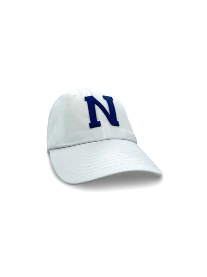 College Letter Cap White