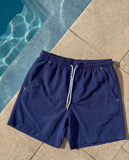 Solid Navy Swim Short