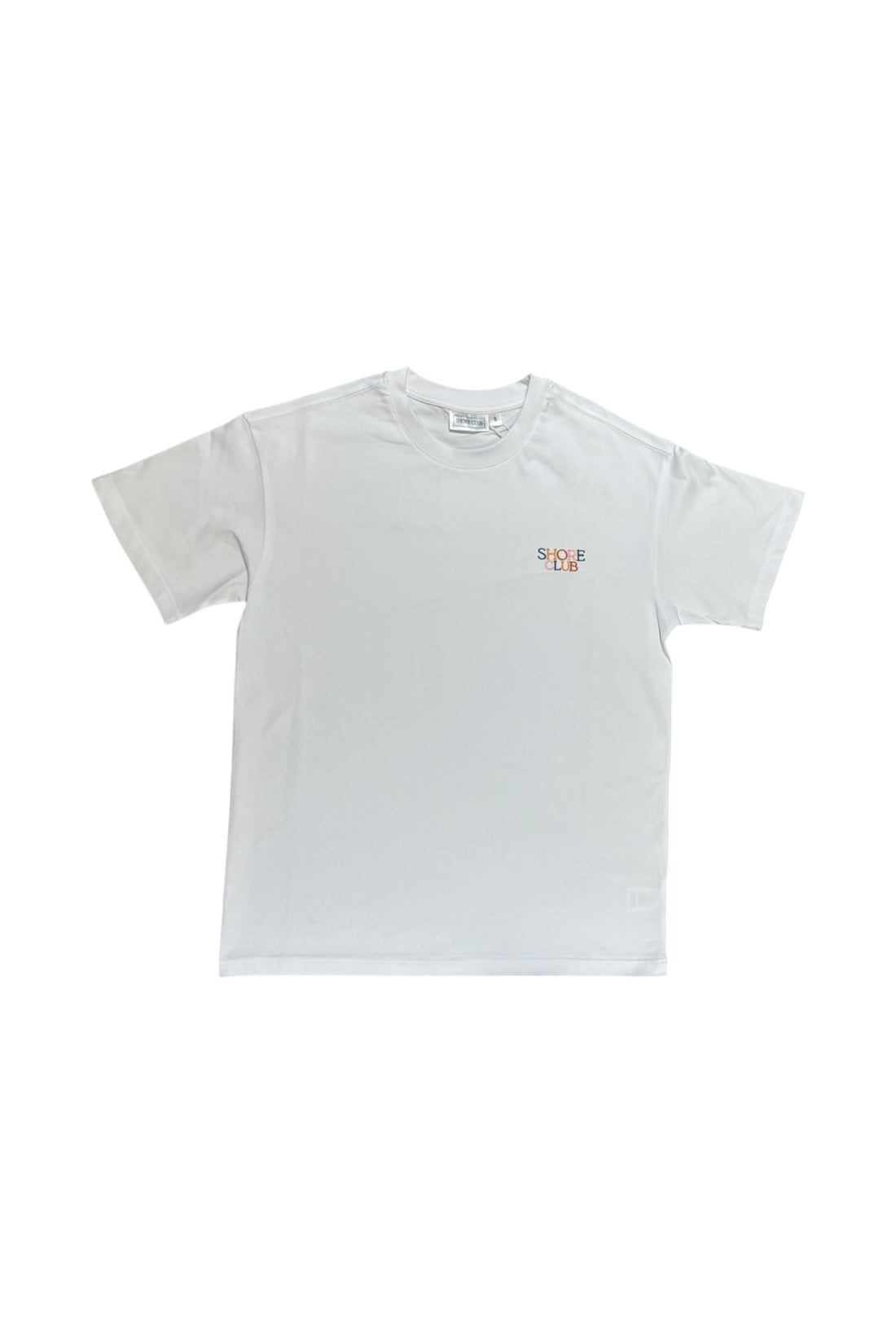 White Tee with Colour Logo