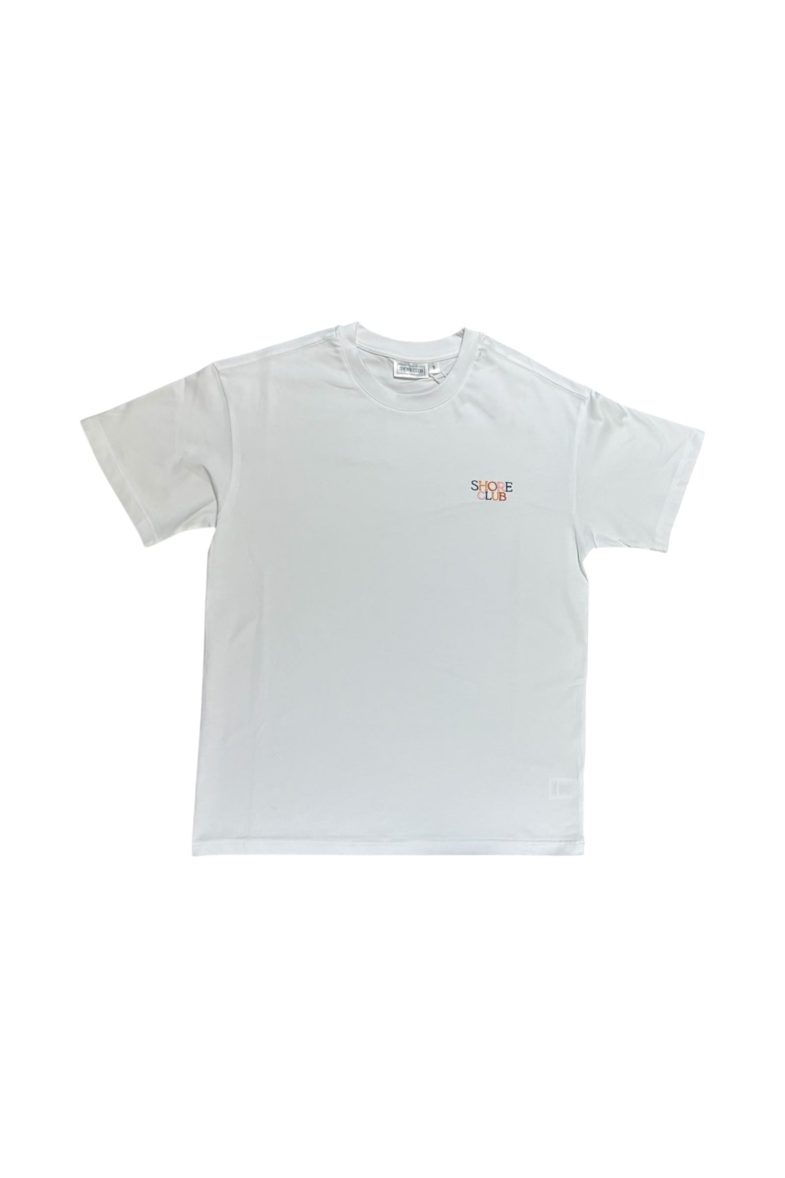 White Tee with Colour Logo